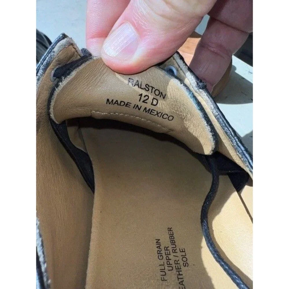 Seal Of The Sutro “Ralston” San Francisco Goodyear Welted Black CapToe Shoes 12D